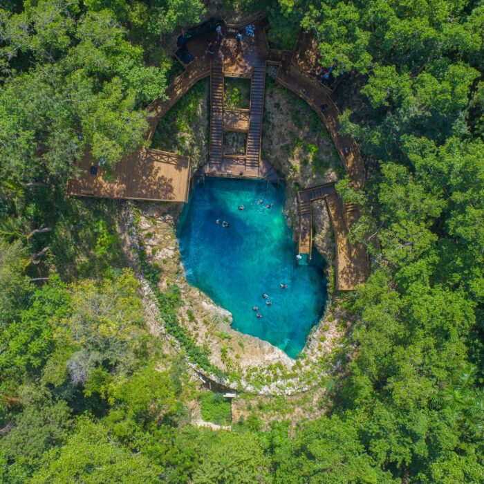 BLUE HOLE CENOTE TRAIL-ED